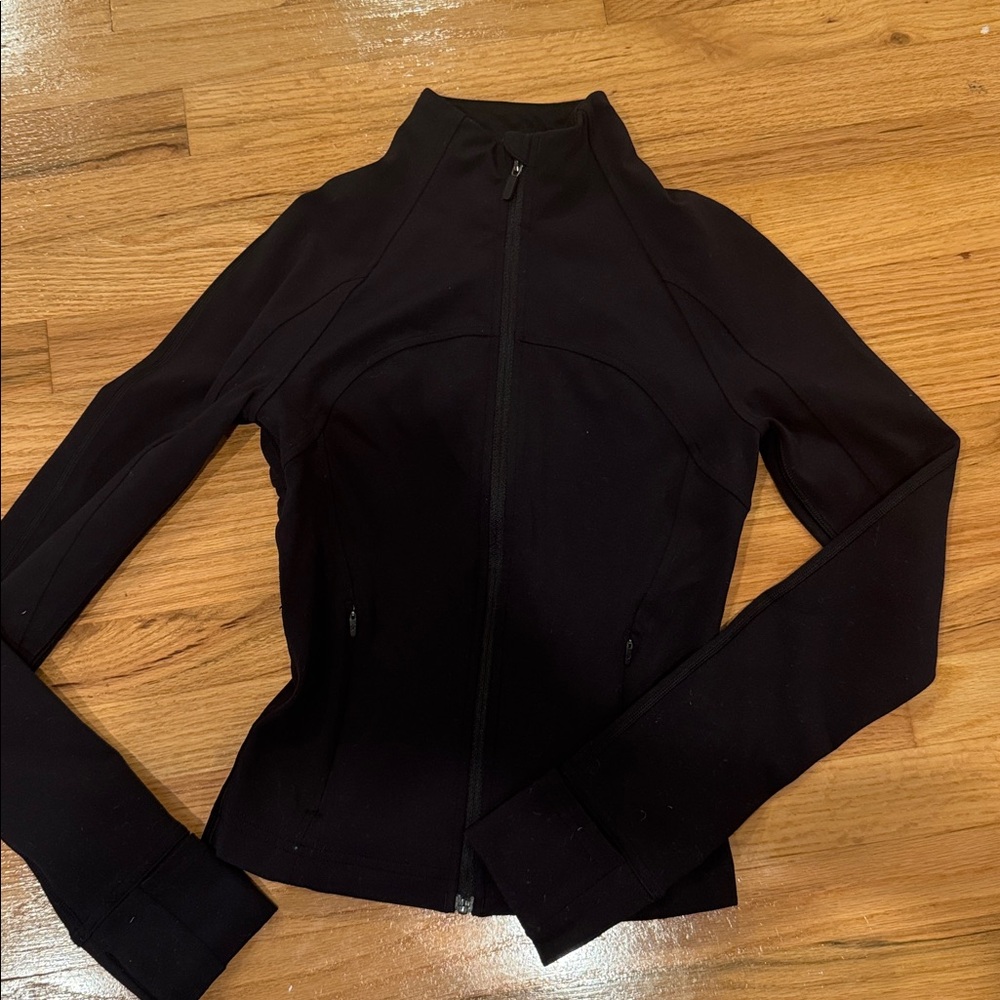 Black Zip-Up Jacket Lululemon almost brand new